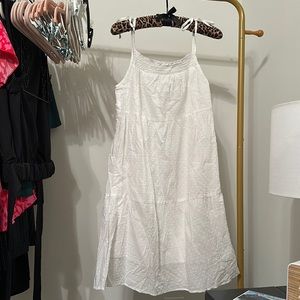 White retro wrangler dress size small.